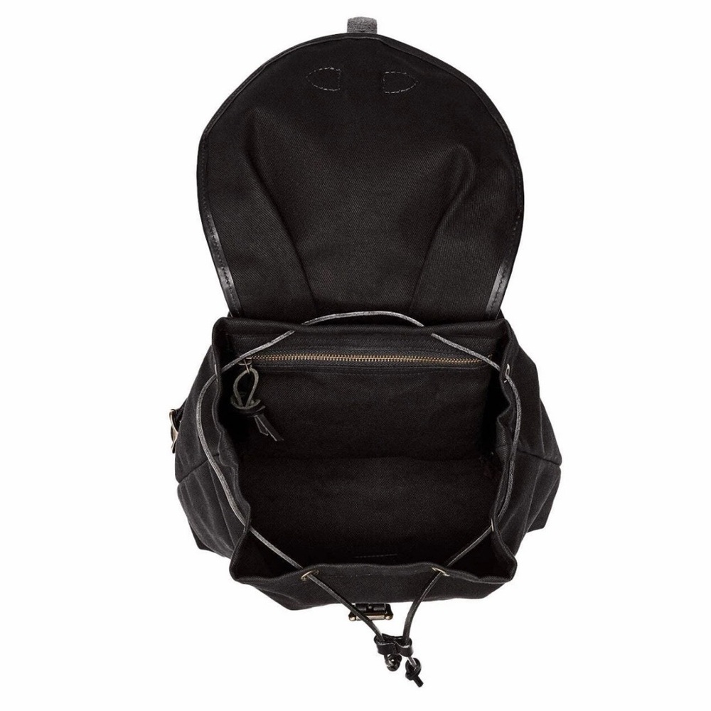 Filson Classic Black Backpack drawstring $506 - Picture 5 of 5